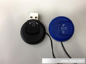 多功能USB 2.0掛飾讀卡器 圓形設計，便攜與實用兼備
